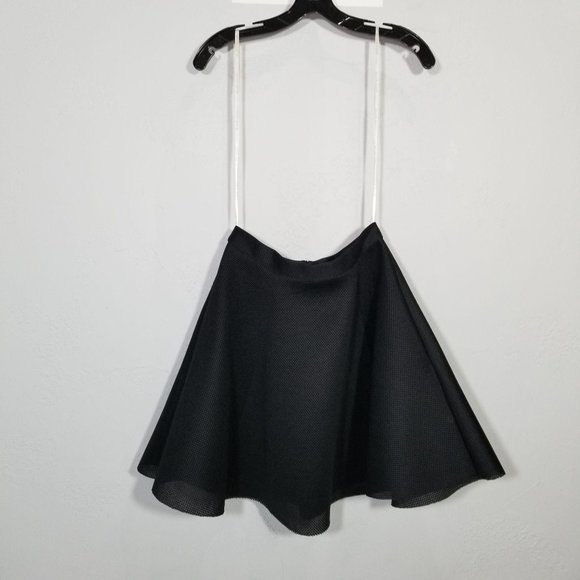 Black Halo Thaimi Skater Flare Mesh Skirt - Picture 5 of 12